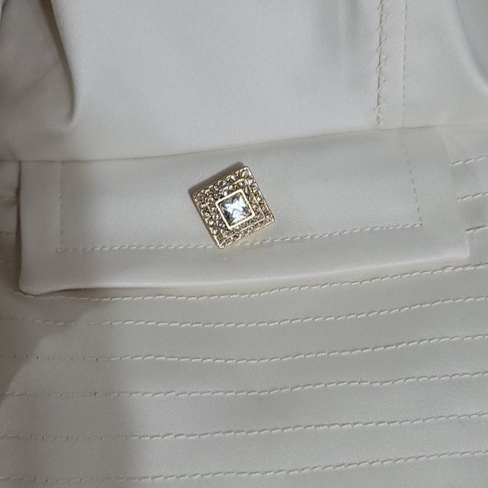 New Cache Luxe Ivory blazer size 10 NWT - image 6